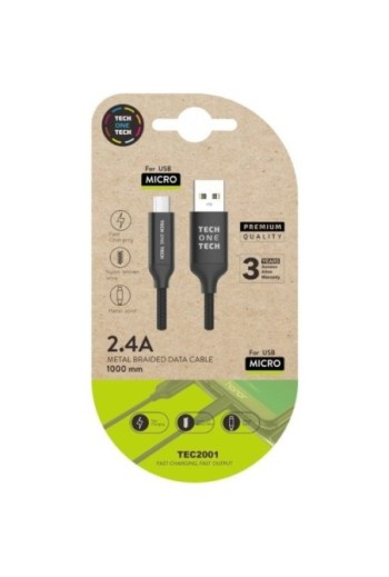 Cable USB 2.0 Tech One Tech...