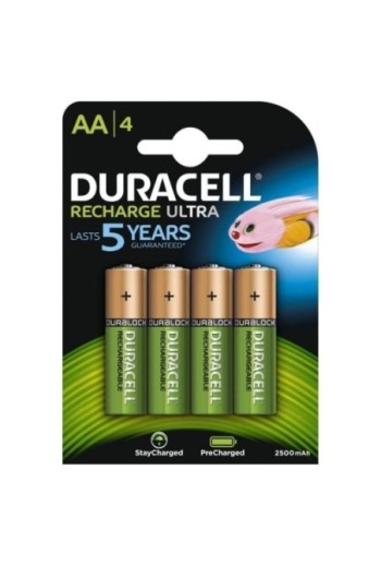 Pack de 4 Pilas AA Duracell...