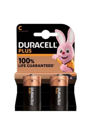 Pack de 2 Pilas C Duracell...