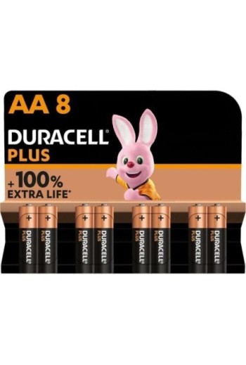 Pack de 8 Pilas AA Duracell...