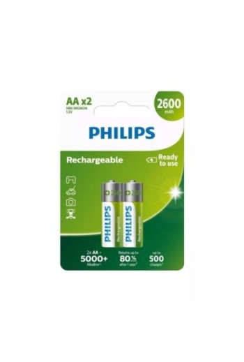 Pack de 2 Pilas AA Philips...