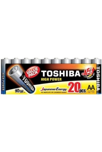 Pack de 20 Pilas AA Toshiba...