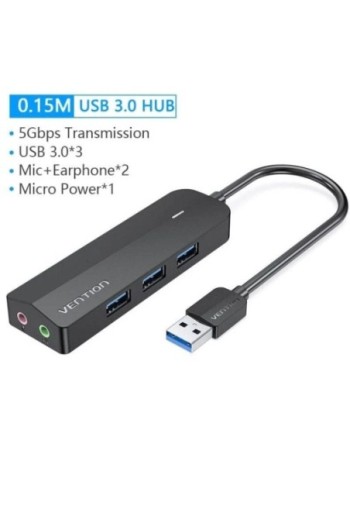 Hub USB 3.0 con Tarjeta de...