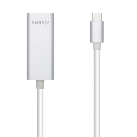 Adaptador USB Tipo-C - RJ45 Aisens A109-0505/ 1000Mbps