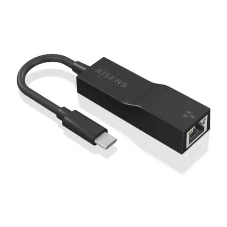 Adaptador USB Tipo-C - RJ45 Aisens A109-0765/ 1000Mbps