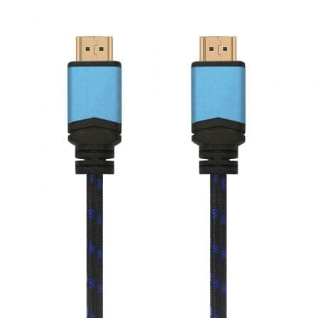 Cable HDMI 2.0 4K Aisens A120-0359/ HDMI Macho - HDMI Macho/ 5m/ Negro y Azul