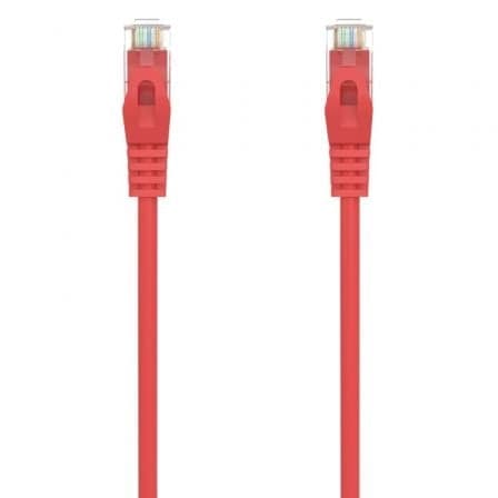 Cable de Red RJ45 AWG24 UTP Aisens A145-0562 Cat.6A/ LSZH/ 3m/ Rojo