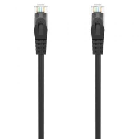 Cable de Red RJ45 AWG24 UTP Aisens A145-0585 Cat.6A/ LSZH/ 30cm/ Negro