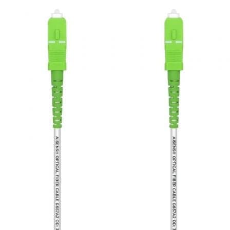 Cable de Fibra Óptica G657A2 3.0 Aisens A152-0497/ LSZH/ 7m/ Blanco