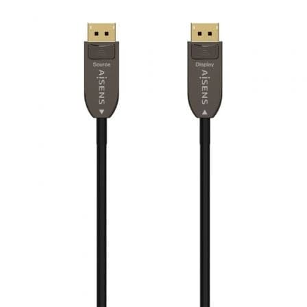 Cable DisplayPort 1.4 AOC 8K Aisens A155-0607/ DisplayPort Macho - DisplayPort Macho/ 15m/ Negro