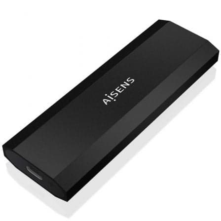 Caja Externa para Disco SSD M.2 NVMe Aisens ASM2-028B/ USB 3.2/ Sin tornillos
