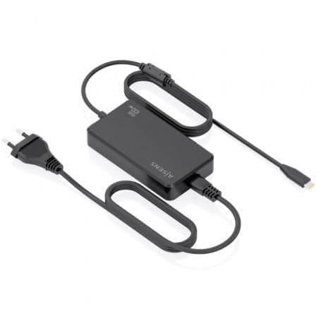 Cargador Sobremesa GaN Aisens ASCH-1PD100D070-BK/ 1xUSB Tipo-C/ 100W