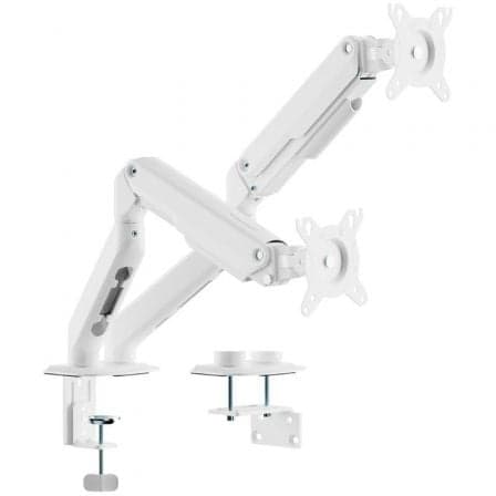 Soporte de Mesa con Contrapeso para 2 Monitores Aisens DT32TSR-439/ Giratorio/ Inclinable/ hasta 9kg