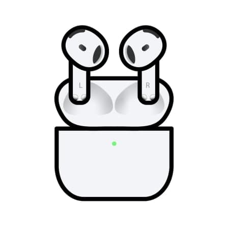 Auriculares Bluetooth Apple Airpods 5/ Estuche de Carga Inalambrica