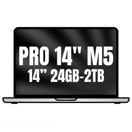 Apple Macbook Pro 14"/ M5 Pro 18-Core CPU/ 24GB/ 2TB SSD/ 20-Core GPU/ Plata