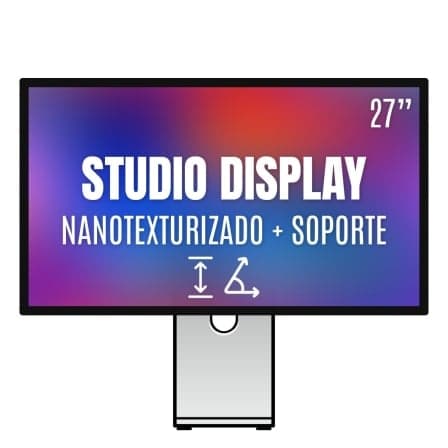 Apple Studio Display 27"/ Cristal Nano texturizado/ Soporte con altura e inclinación ajustable