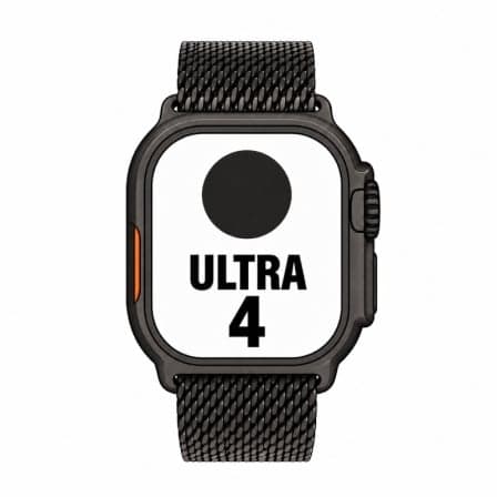 Apple Watch Ultra 4/ GPS/ 49mm/ Caja de Titanio Negro/ Correa Milanese Loop en Titanio Negro/ M