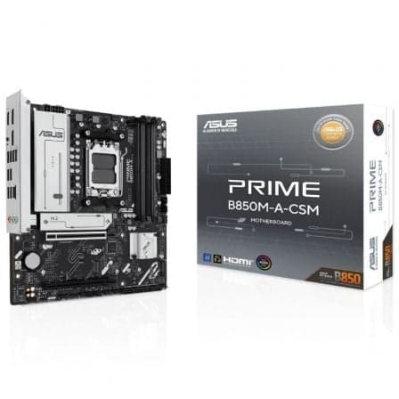 Placa Base Asus Prime B850M-A-CSM Socket AM5/ DDR5/ PCIe 5.0/ Micro ATX
