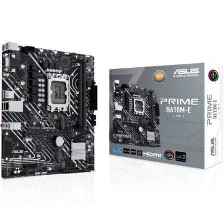 Placa Base Asus Prime H610M-E-CSM/ Socket 1700/ DDR5/ PCIe 4.0/ Micro ATX