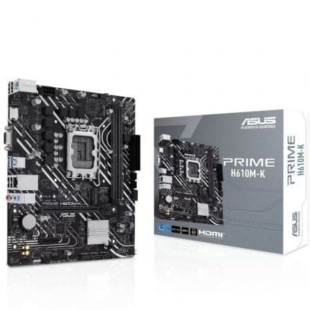 Placa Base Asus Prime H610M-K Socket 1700/ DDR5/ PCIe 4.0/ Micro ATX