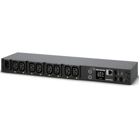 Unidad de Distribución para Alimentación Cyberpower PDU41004/ 16A/ 8x IEC C13/ Formato RACK 1U
