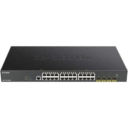 Switch Gestionable D-Link Smart DGS-1250-28XMP 28 Puertos/ RJ-45 10/100/1000 PoE/ SFP