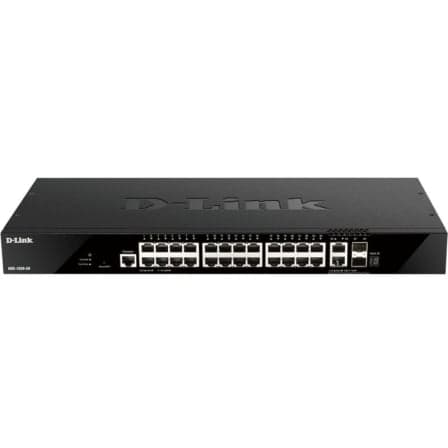 Switch Gestionable D-Link DGS-1520-28/E 24 Puertos/ RJ-45 10/100/1000/ SFP