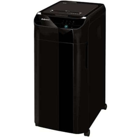 Destructora Fellowes AutoMax 450C/ Corte en Partículas de 4 x 38mm/ Negra