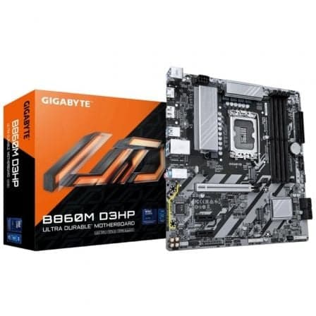 Placa Base Gigabyte B860M D3HP Socket 1851/ DDR5/ PCIe 5.0/ Micro ATX