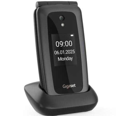 Teléfono Móvil Gigaset GL795 para Personas Mayores/ 4G/ Negro