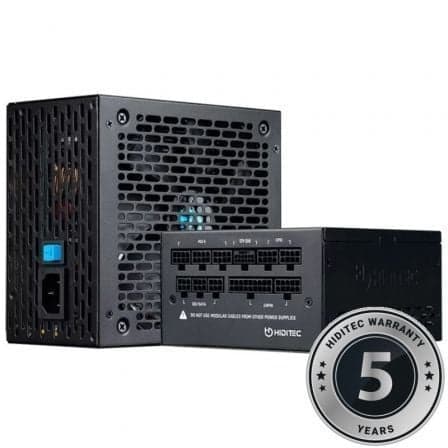 Fuente de Alimentación Hiditec GDX850 V3/ 850W/ Ventilador 14cm/ ATX 3.1/ PCIe 5.1/ 80 Plus Gold