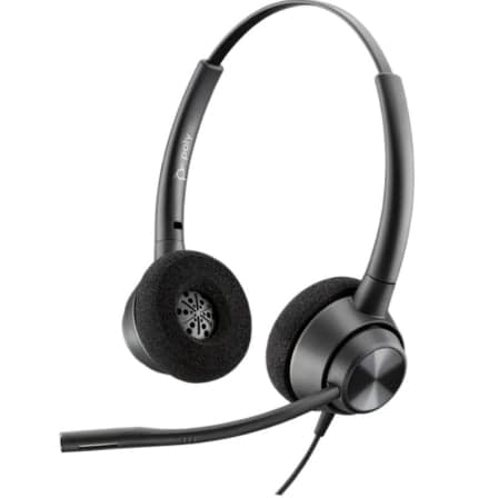 Auriculares Poly EncorePro 320/ con Micrófono/ QD/ Negros