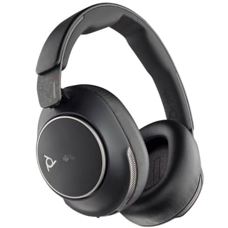 Auriculares Inalámbricos Poly Voyager Surround 80 UC USB Tipo-C + Adaptador USB-C/A/ con Micrófono/ Bluetooth/ Negros