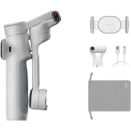 Gimbal palo selfie Insta360 Flow 2 Pro Pack Gimbal con IA/ Gris