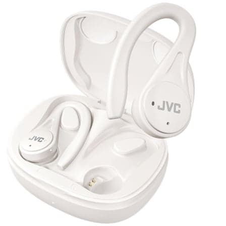 Auriculares Bluetooth JVC HA-EC25T con estuche de carga/ Autonomía 7.5h/ Blancos