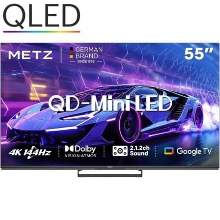 Televisor Metz QLED-MiniLED 55MNE8000Z 55"/ Ultra HD 4K/ Smart TV/ WiFi