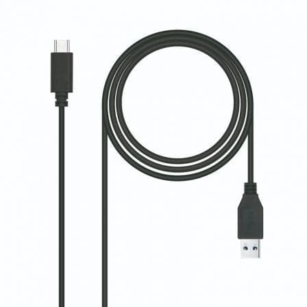 Cable USB 3.1 Tipo-C Nanocable 10.01.4001-L150/ USB Tipo-C Macho - USB Macho/ 10Gbps/ 1.5m/ Negro