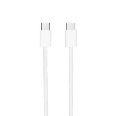 Cable USB 2.0 Tipo-C Nanocable 10.01.6002-CO/ USB Tipo-C Macho - USB Tipo-C Macho/ Hasta 60W/ 480Mbps/ 2m/ Blanco