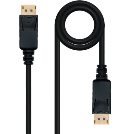 Cable DisplayPort 1.2 4K Nanocable 10.15.2310/ DisplayPort Macho - DisplayPort Macho/ 10m/ Negro