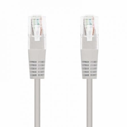 Cable de Red RJ45 UTP Nanocable 10.20.0415 Cat.6/ 15m/ Gris
