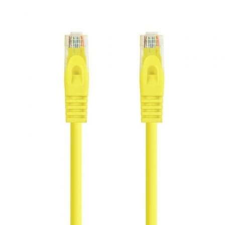 Cable de Red RJ45 UTP Nanocable 10.20.1800-L25-Y Cat.6A/ LSZH/ 25cm/ Amarillo