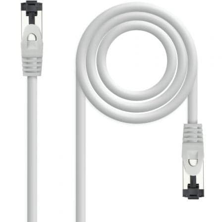 Cable de Red RJ45 SSTP Nanocable 10.20.2001 Cat.8.1/ 1m/ Gris