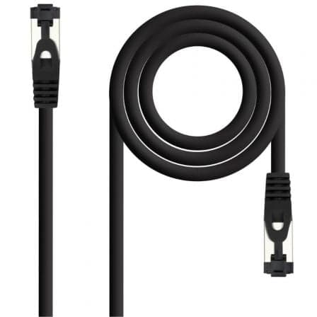 Cable de Red RJ45 SSTP Nanocable 10.20.2010-BK Cat.8.1/ 10m/ Negro