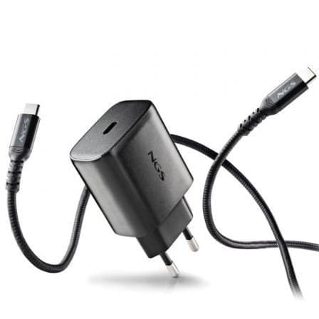 Cargador de Pared GaN NGS Bud 45W/ 1xUSB Tipo-C/ 45W