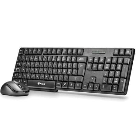 Teclado y Ratón Inalámbricos NGS Euphoria KIT/ Portugués