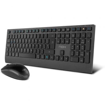 Teclado y Ratón Inalámbricos Nox Lite Duo