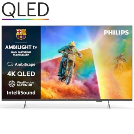 Televisor Philips QLED 55PQS8501 55"/ Ultra HD 4K/ Ambilight/ Smart TV/ WiFi
