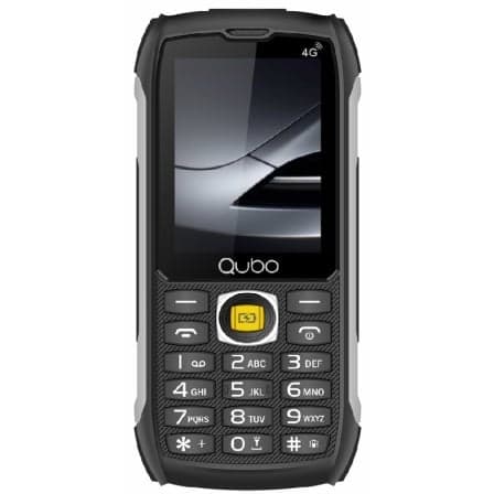 Teléfono Móvil Rugerizado Qubo ST-002 para Personas Mayores/ Negro