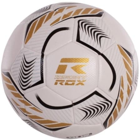 Balón de Fútbol Rox Sport R-Comand/ Blanco y Dorado