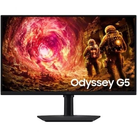 Monitor Gaming Samsung Odyssey G5 G50F S27FG502EU 27"/ QHD/ 1ms/ 180Hz/ IPS/ Regulable en Altura/ Negro